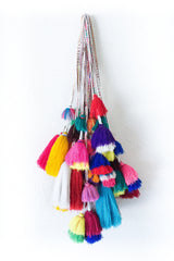 Hanging Peruvian tassel garland - Cusco || Keeka Collection