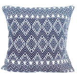 Woven Mexican Pillow - Indigo || Keeka Collection
