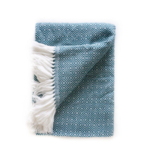Peruvian Alpaca Blanket - Azul || Keeka Collection