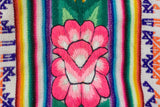 Peruvian Embroidered Aguayo Clutch - Hibiscus || Keeka Collection