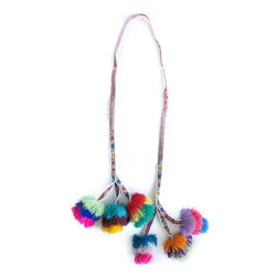 Hanging Peruvian tassel garland - Tres / / Keeka Collection