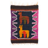 Peruvian Wall Hanging - Violet Llama || Keeka Collection